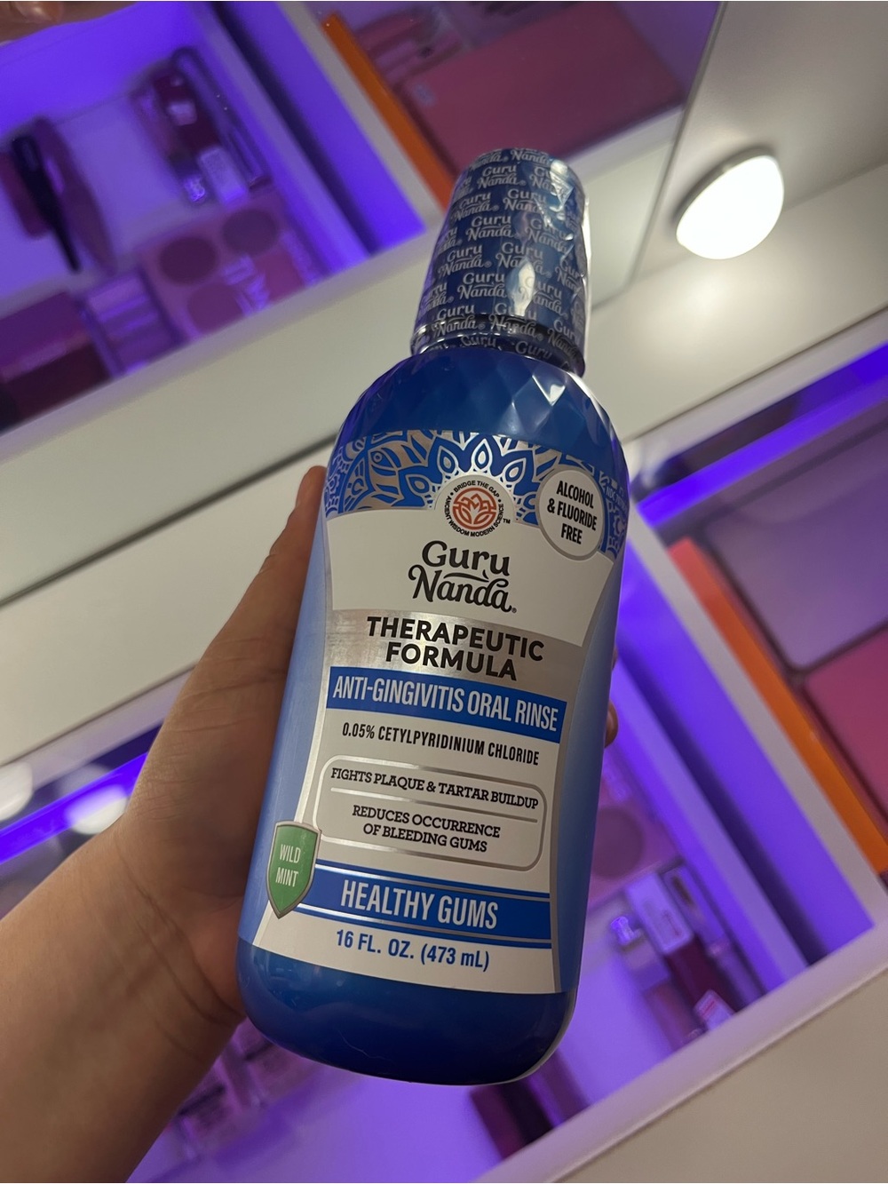 Therapeutic Anti-Gingivitis Oral Rinse – Blue